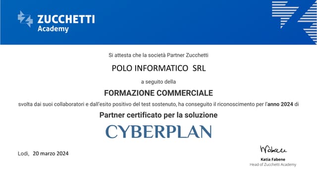 Attestato Cyberplan 2024