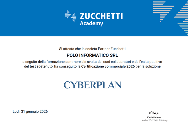 Attestato Cyberplan 2026